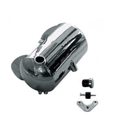 Santee Bobber-Style Oil Tanks & Battery Box Fit For Harley Softail Models 1984-1999 98